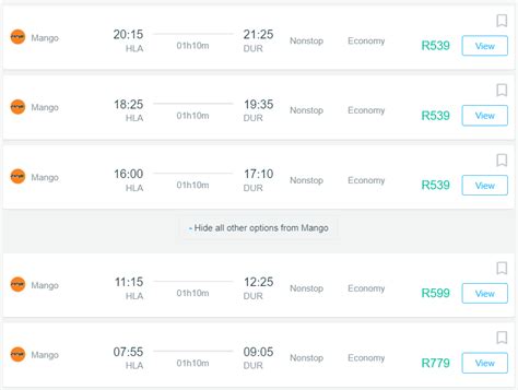 mango flights  johannesburg  durban prices acro aircraft seating secure  order