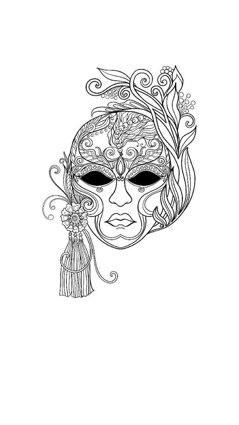 coloring pages coloring sheets coloring books masquerade mask