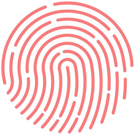 touch id vector icons    svg png format