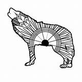 Howling Mandala sketch template
