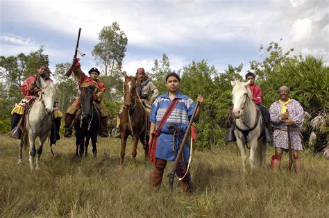 historical seminole indian war reenactment historical