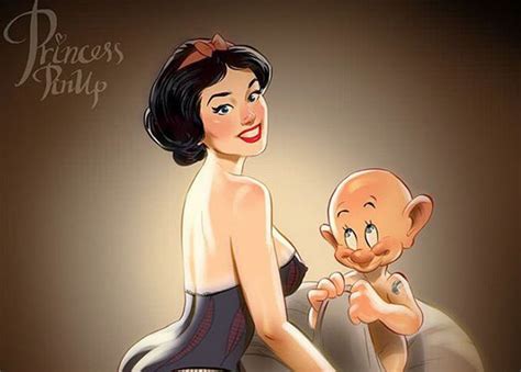 this artist drew the disney princesses as risque pinup girls trending today livingly