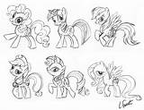 Faust Mlp Mane Stampare G4 Fim Poni Storyboard Pinkie Rarity Ponies sketch template