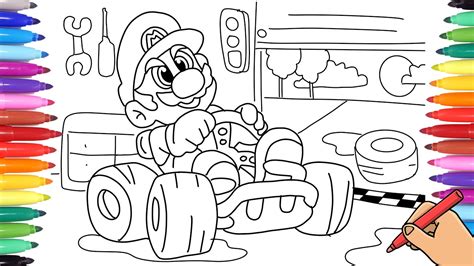view mario kart coloring pages iremiss