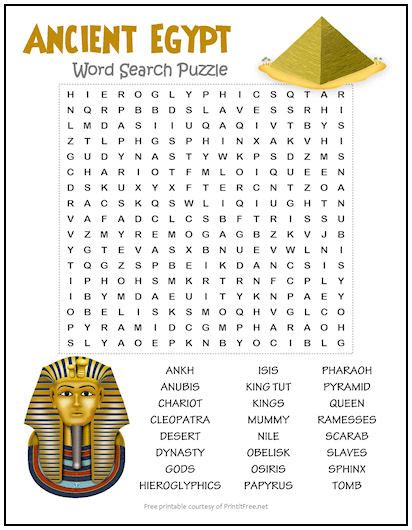ancient egyptian printables  ancient egypt crafts  kids