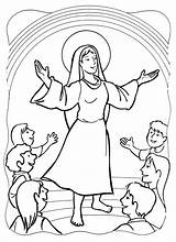 Misterios Rosario Crowning Gloriosos Coroada Assomption María Coronation Vierge Madre Tudodesenhos sketch template
