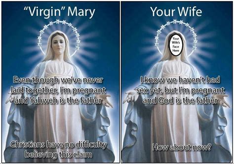 atheism religion christianity god is imaginary virgin