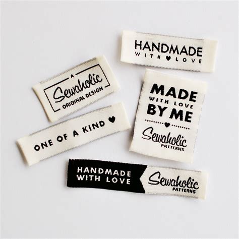 kind handmade  love    sewaholic original design sew  fabric label