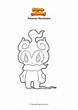 Marshadow Supercolored Geist Scyther Frosmoth sketch template