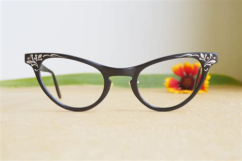 vintage eyeglasses 1960s cateye glasses frames eyeglasses etsy