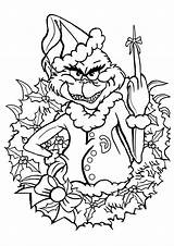 Grinch Coloring Pages Printable Christmas Kids Stole Color Seuss Print Dr Book Characters Children Adult Justcolor sketch template