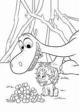 Coloring Dinosaur Pages Good Arlo Eat Spot Berries sketch template