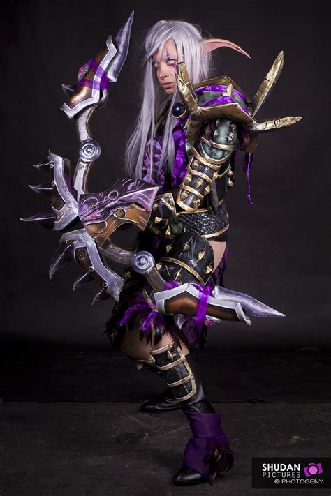 wow night elf huntress chenbo inspiration cosplay by alleria cosplay