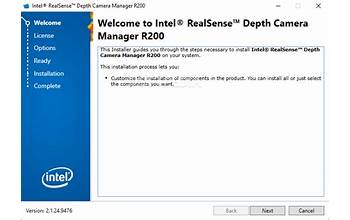 Intel RealSense Depth Camera Manager R200 screenshot #0