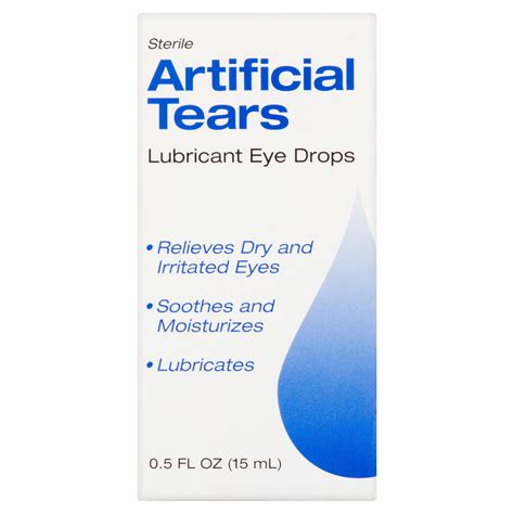 sterile artificial tears lubricant eye drops  fl oz walmartcom