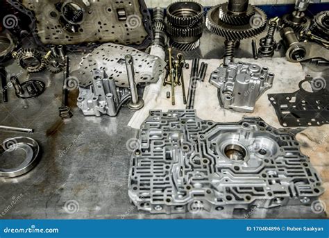 automatic transmission components  repair shop stock photo image  beautiful automatic
