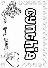 Coloring Cynthia Pages Crystal Print Color Hellokids Girls Getcolorings sketch template