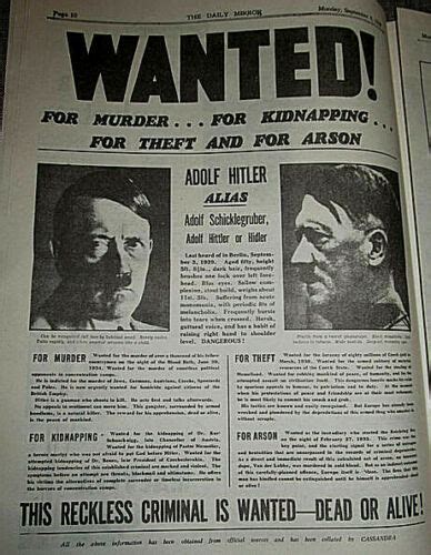 1939 Newspaper Britain Declares World War Ii On Germany
