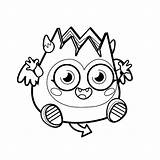 Monsters Moshi Coloring Pages Printable sketch template