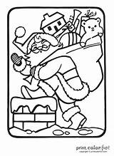 Chimney Claus sketch template