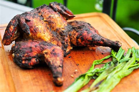 roadside chicken doubled spices and baked in a cast iron