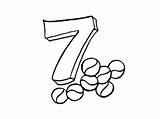 Coloring Pages Numbers sketch template