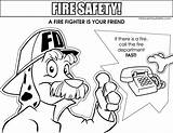Fire Safety Coloring Department Drawing Pages Colouring Elementary Resolution Getdrawings Medium sketch template