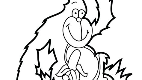 gorilla coloring pages  kids  getdrawings