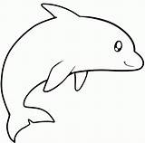Fish Coloring Pages Drawing Kids Simple Dolphin Drawings Cute Draw Cliparts Line Easy Dolphins Cartoon Clipart Sketches Animal Colorful Color sketch template