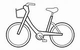 Fahrrad Bicycle Fiets Kleurplaat Bicicletas Malvorlage Hitam Sepeda Meios Educima Schoolplaten Kartun Coloringhome Transporte Biciclette Clue Fantastis Mulut Niños Stampare sketch template