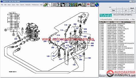kubota tractors construction utility vehicle spare parts catalog auto repair manual forum