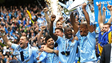 manchester city crowned champions premier league   football eurosport
