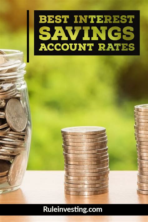 Best High Interest Savings Account Rates High Interest Savings High