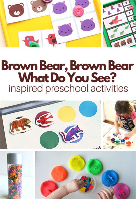 preschool activities  brown bear brown bear