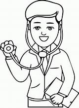 Doctor Coloring Pages Pro Printable Kids Preschool Girl Community sketch template