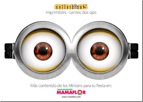 Ojos Minions Gratis Para Imprimir Manualidades Mamaflor