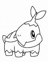 Pokemon Turtwig Coloring Pages Getdrawings sketch template