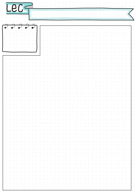 study guide template notes template journal template templates