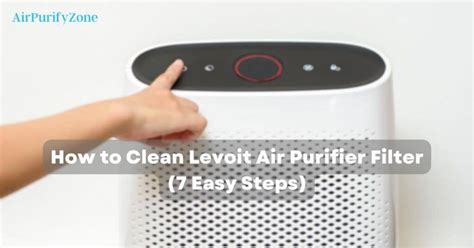 clean levoit air purifier filter  easy steps