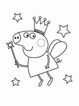 Coloring Pig Peppa Pages Printable Fairy Good Color Kids Rocks Pdf Colouring Sheets Friends Print Getcolorings Everfreecoloring Getdrawings Sheet Elephant sketch template