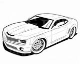 Camaro Coloring Pages Chevy Car Hot Rod Clipart Truck Chevrolet Camero Cars Printable Print Color Silverado Sports Cartoon Kids Getcolorings sketch template