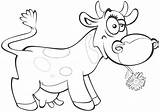 Coloring Kuh Ausdrucken Ausmalbild Kleurplaat Koe Kostenlos Ausmalen Printen Cattle Rinder sketch template