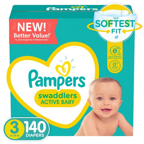 pampers swaddlers active baby diapers size   count ubicaciondepersonascdmxgobmx