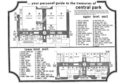 central park mall directory san antonio central park nostalgia