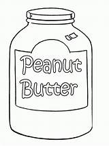 Peanut Coloring Butter Pages Jelly Colouring Printable Peanuts Jar Drawing Trending Days Last Getdrawings Library Clipart Getcolorings Line sketch template