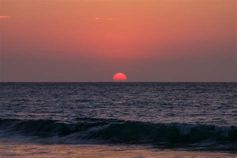 Wallpaper Sunset Sea Shore Beach Sunrise Evening Morning Coast