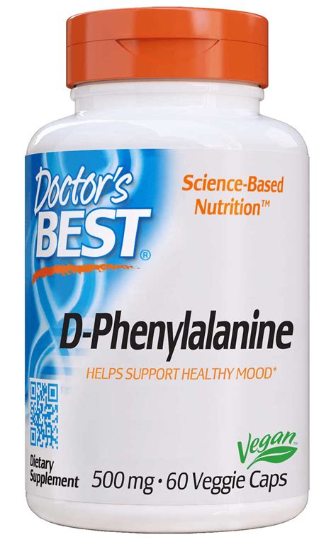 Doctors Best D Phenylalanine 500 Mg – Supplement First
