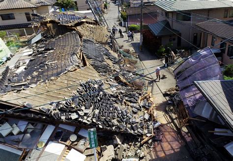 magnitude  earthquake violently shakes southern japan  washington post