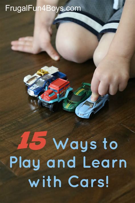 learning activities  kids  love cars frugal fun  boys  girls