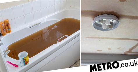 pregnant mum horrified to find sewage fill her bathroom metro news